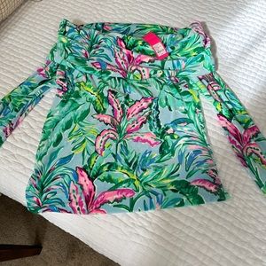 NWT Lilly Pulitzer Belinda Velour Sweatshirt